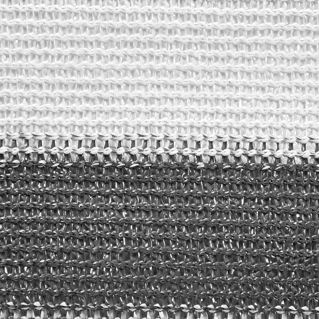 Gray+White Triangle Sun Shade Sail K940236