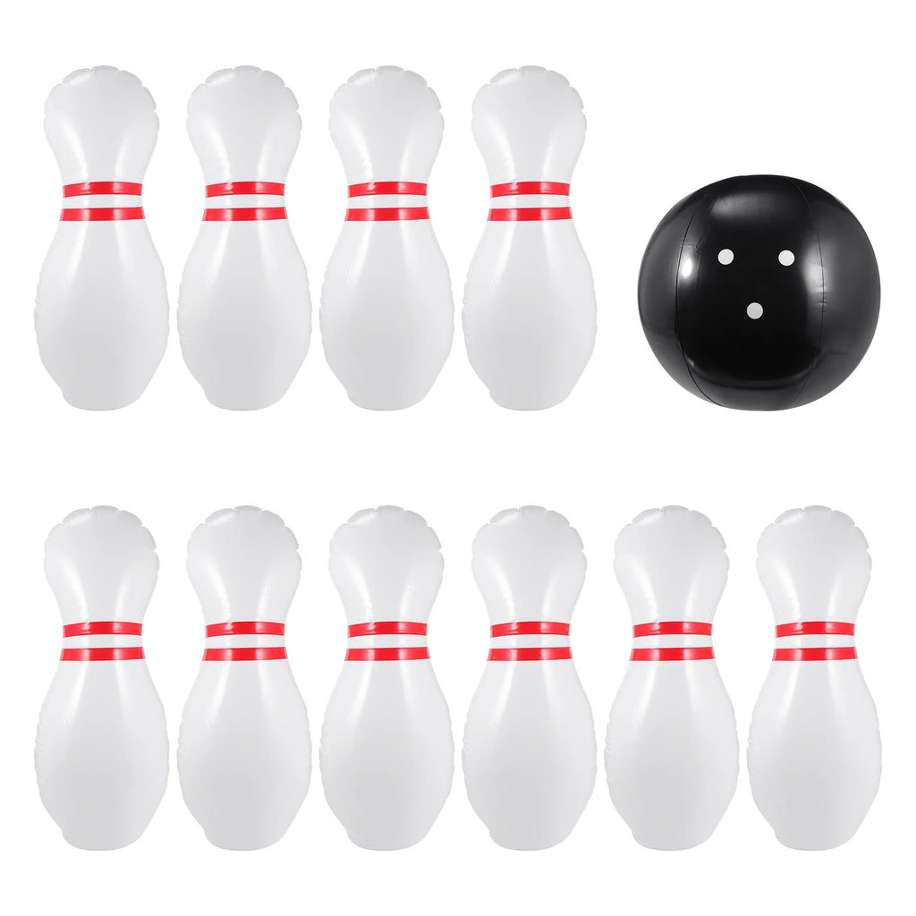Inflatable Bowling Set Indoor Outdoor Game P800417