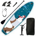 Inflatable Stand Up Paddle Board with 3 Fin, Pump, Safety Leash, Backpack and Paddle Q782369