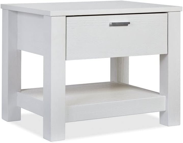 Solid Wood 1-Drawer Nightstand I61080
