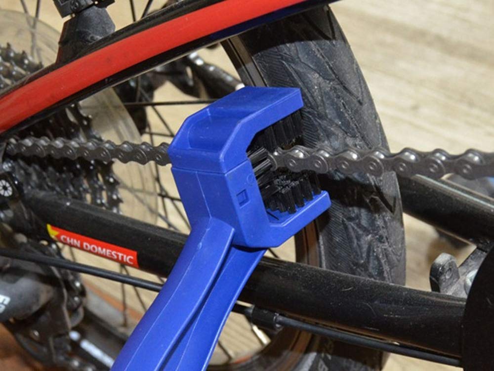 2 Pcs Bike Chain Cleaner Washer Chain Cleaning Brush Tool T87594