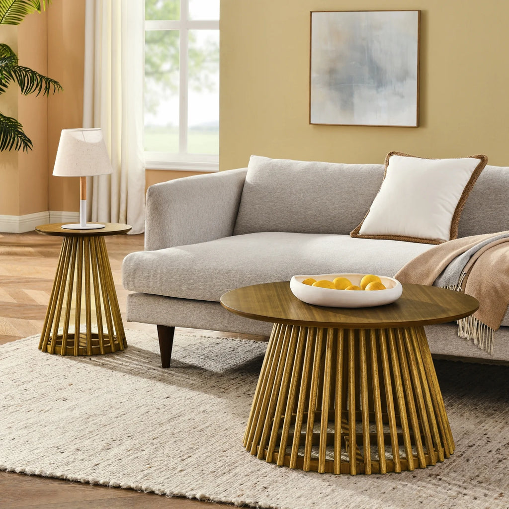 15.75'' Solid Wood Side Table W912