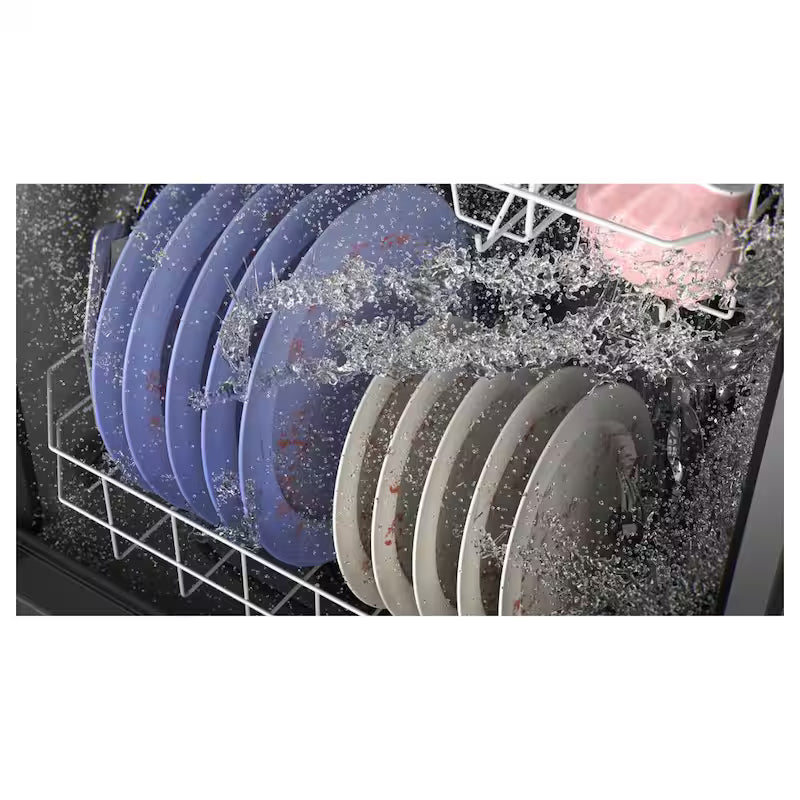 Black 24 in. Built-In Tall Tub Dishwasher Q629