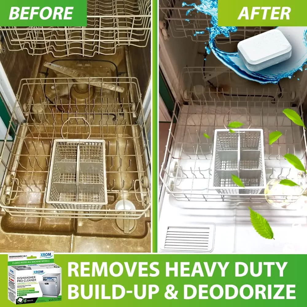 Dishwasher Cleaner and Descaler, 6 Treatments P6436