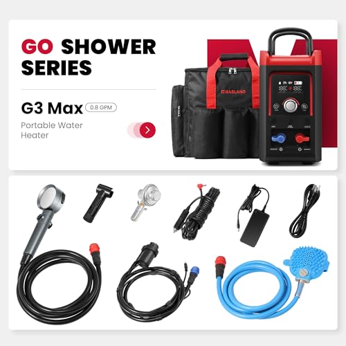 1lb Propane Portable Water Heater with Pump U299924