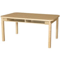 Two Seat Student Desk with Hardwood Legs G3036