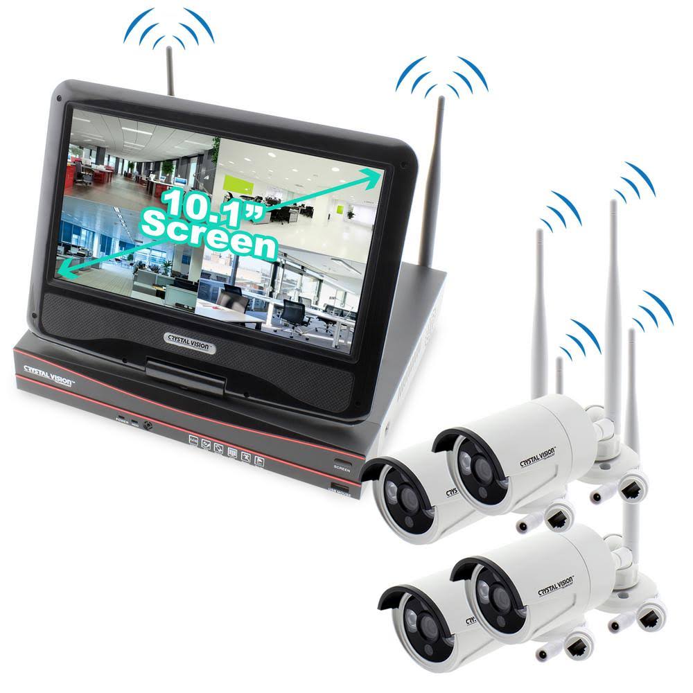 4-Ch HD 2TB HDD Wireless CCTV with 4 Cameras I359