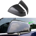 2 Pieces Real Carbon Fiber Rearview Mirror Cover Cap V49081