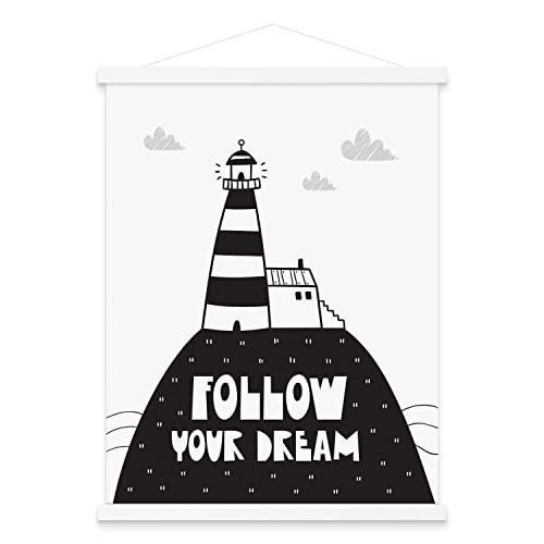24x36 24x18 24x30 Magnetic Wood Poster Frame Q31852