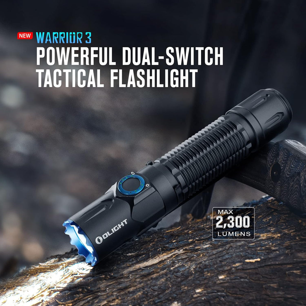 Black Tactical Flashlight G97181