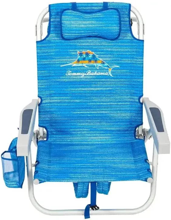 Backpack Beach Chair 5-Position Lay Flat Insulated Cooler L821407