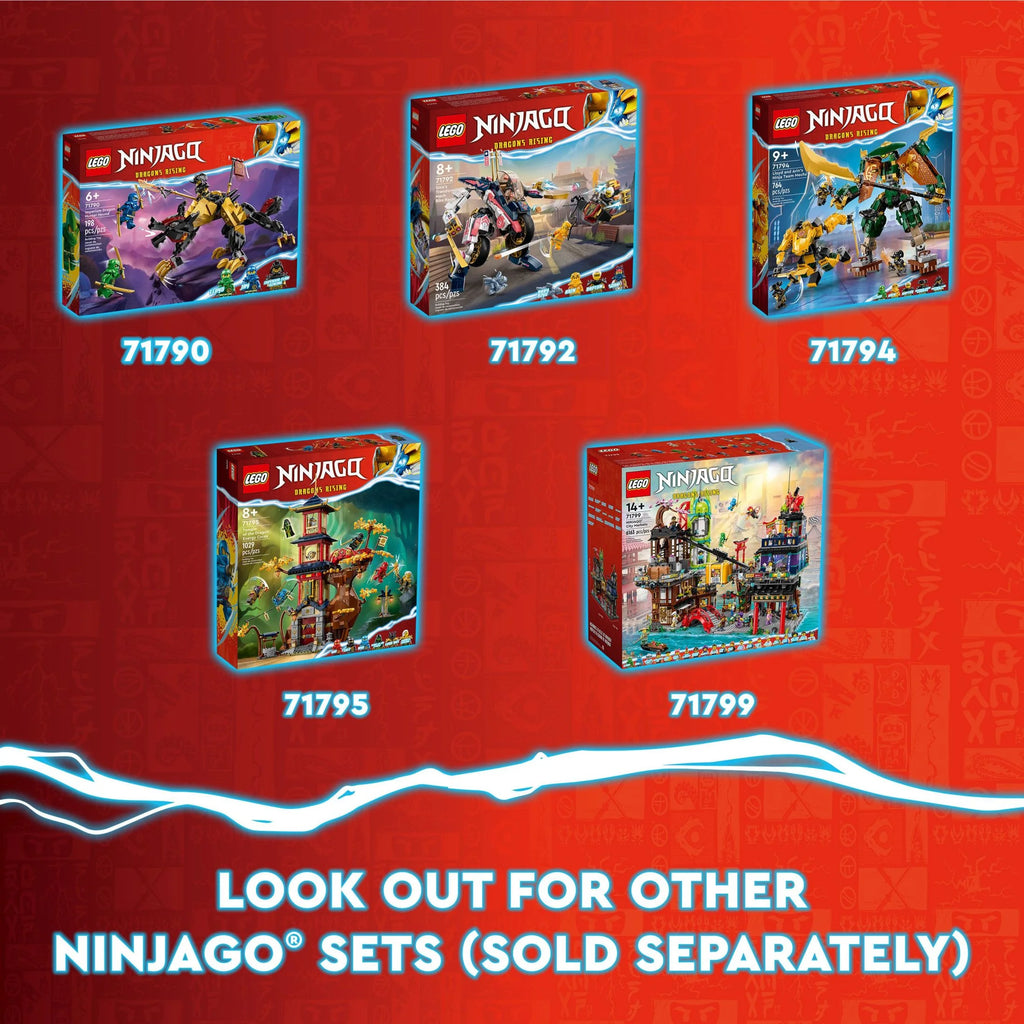 Building Toy with Ninja Airship, 2 Dragons and 6 Minifigures H221