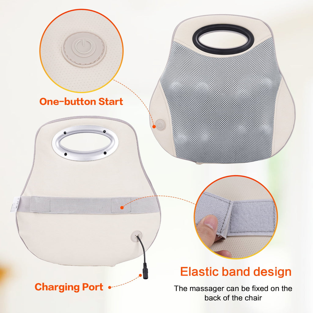 Heated 3D Kneading Massager H217