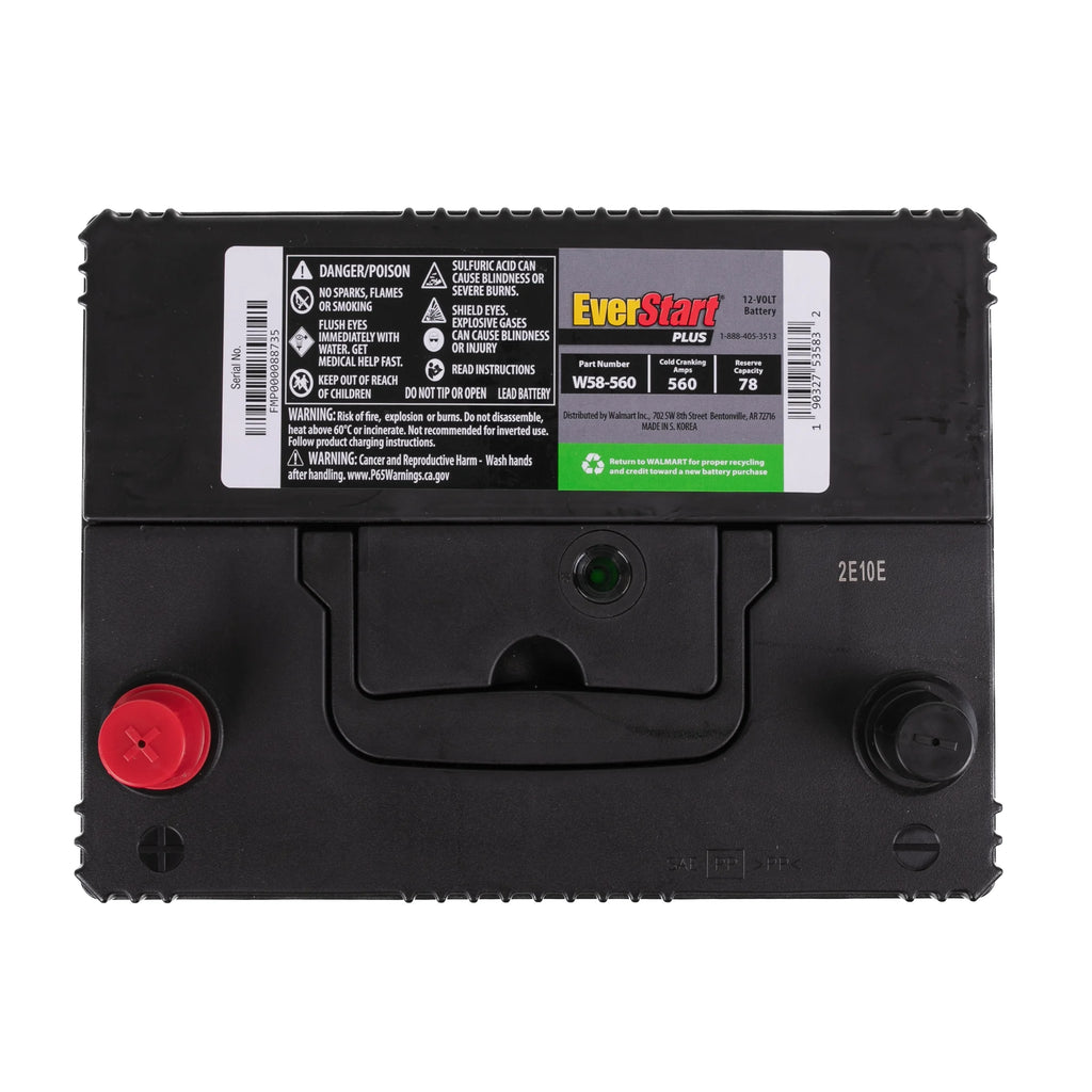 Lead Acid Automotive Battery Group Size 58 12 Volt 550 CCA U7150