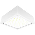Vandalproof Canopy 20W Warm LED Flat Lens White W3305
