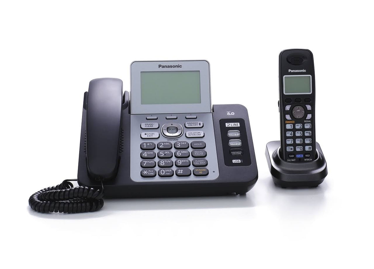 Two Line Dect 6.0 Expandable Digital Cordless Phone M6679