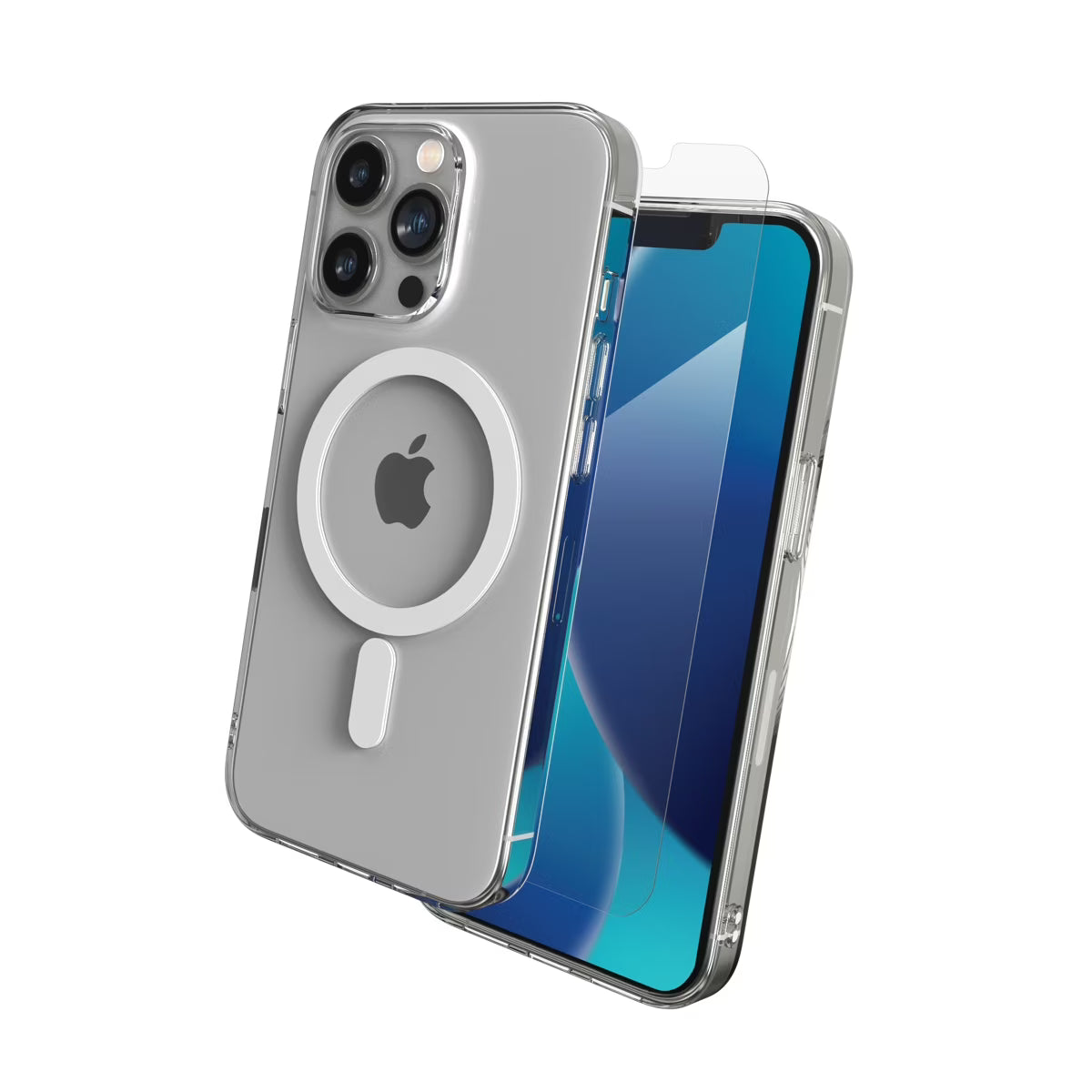 Clear Case + Screen Protector Bundle for iPhone Pro 14 Q1223