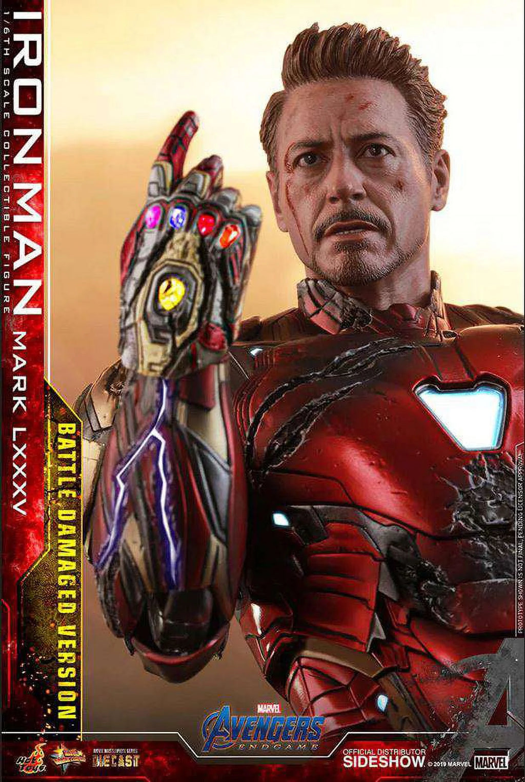 Iron Man Mark LXXXV Battle Damaged Collectible Figure P275
