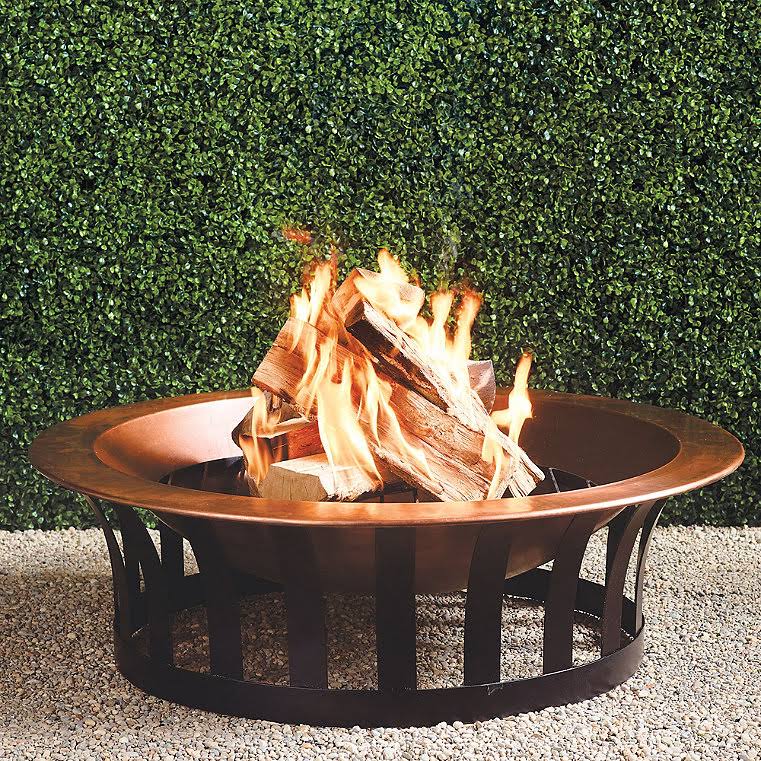 Copper Fire Pit Stainless Steel Z599