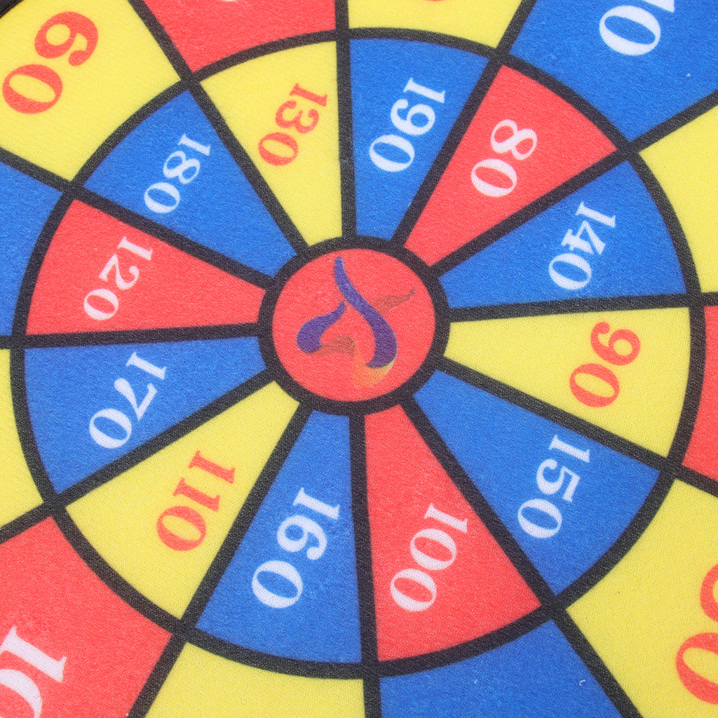 Flocking Dart Board with 4pcs Darts Dartboard Set D41590