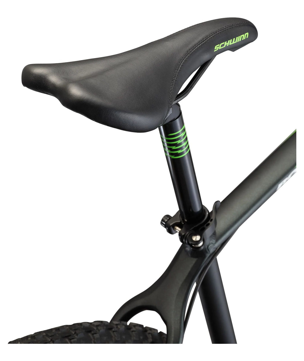 29-in. Mens Mountain Bike, Black and Green G3865