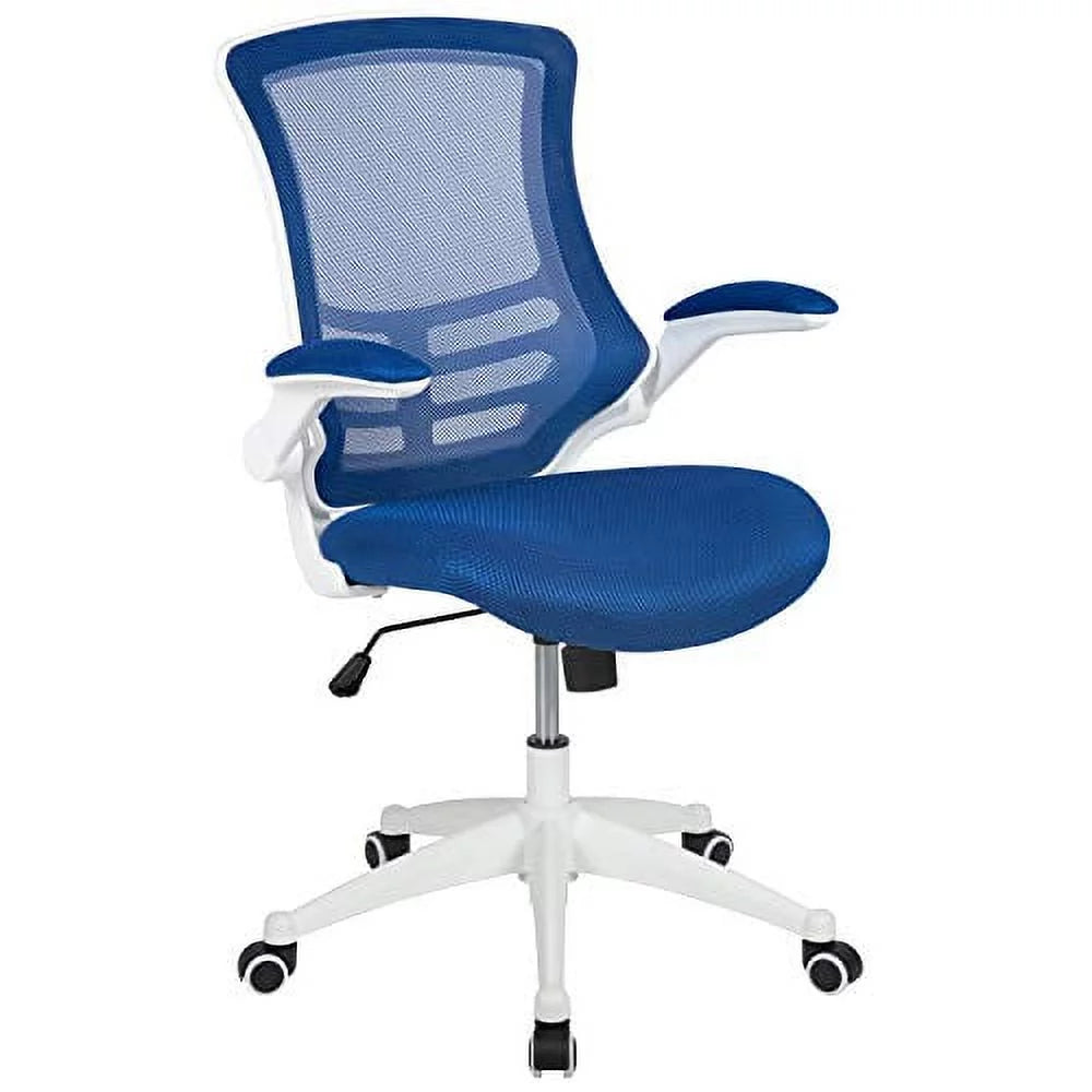 Mid-Back Blue Mesh Ergonomic Office Chair P388