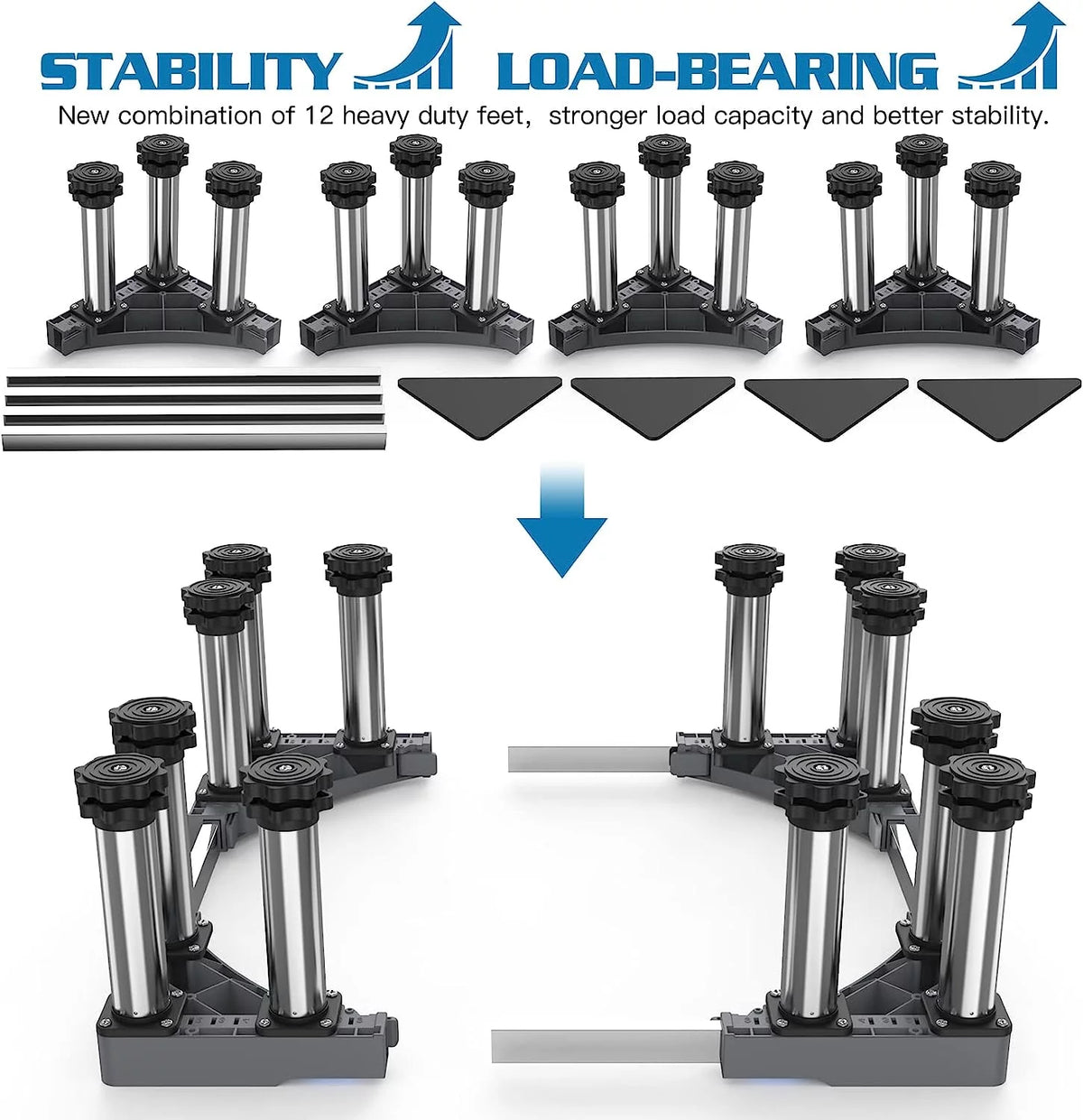 Adjustable Heavy Duty Fridge Stand W174