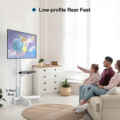 23-60 Inch Rolling TV Cart with Locking Wheels C787237