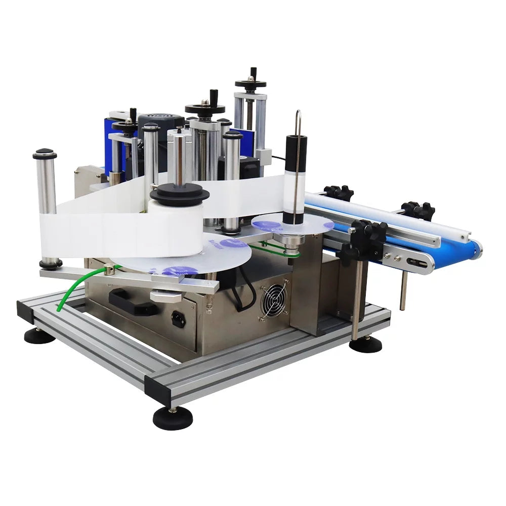 Automatic Round Bottle Labeling Machine Desktop Conveyor S529501
