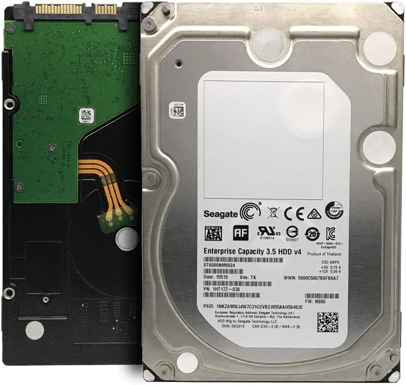 6 TB Enterprise Capacity HDD SATA 3.5 inches Internal Bare Drive Pack of 2 A816936