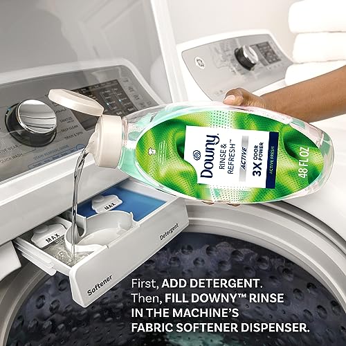 Active Fresh Scent 48 oz Laundry Odor Remover and Fabric Softener T49452