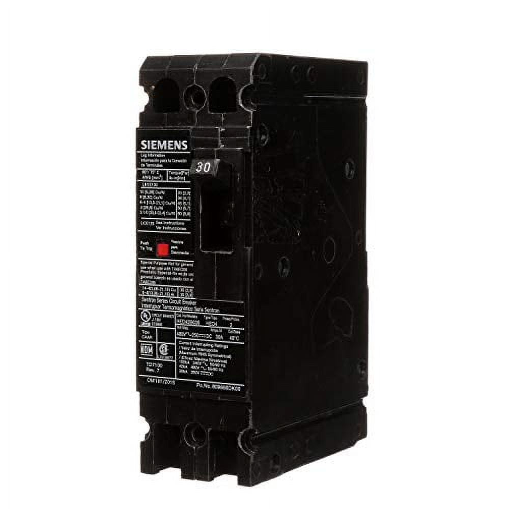 2P 30A 480V 42KA Circuit Breaker P382619