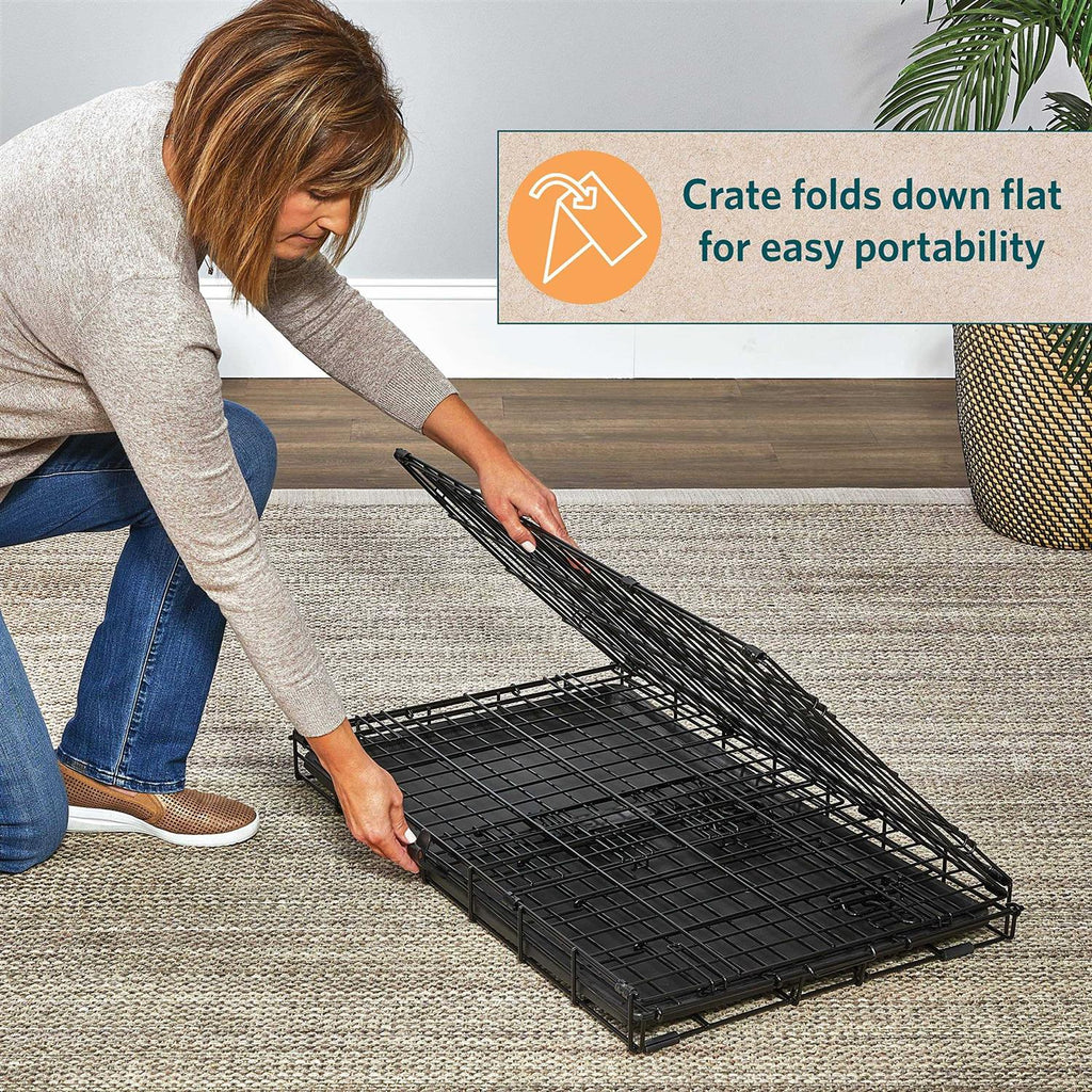 Black Single Door Dog Crate F215292