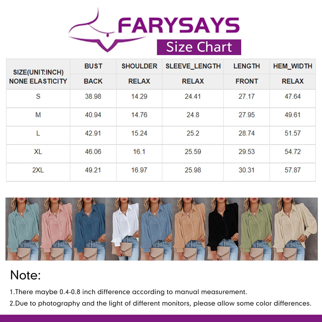 Long Sleeve Button Down Plus Size Blouse O622617
