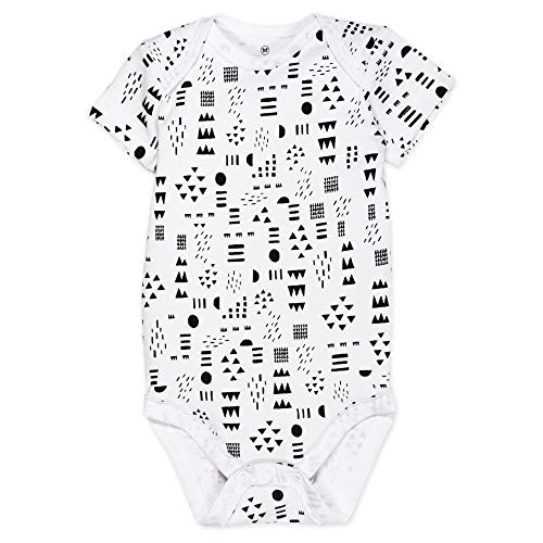 5-pack Short Sleeve Bodysuits 100% Organic Cotton N901