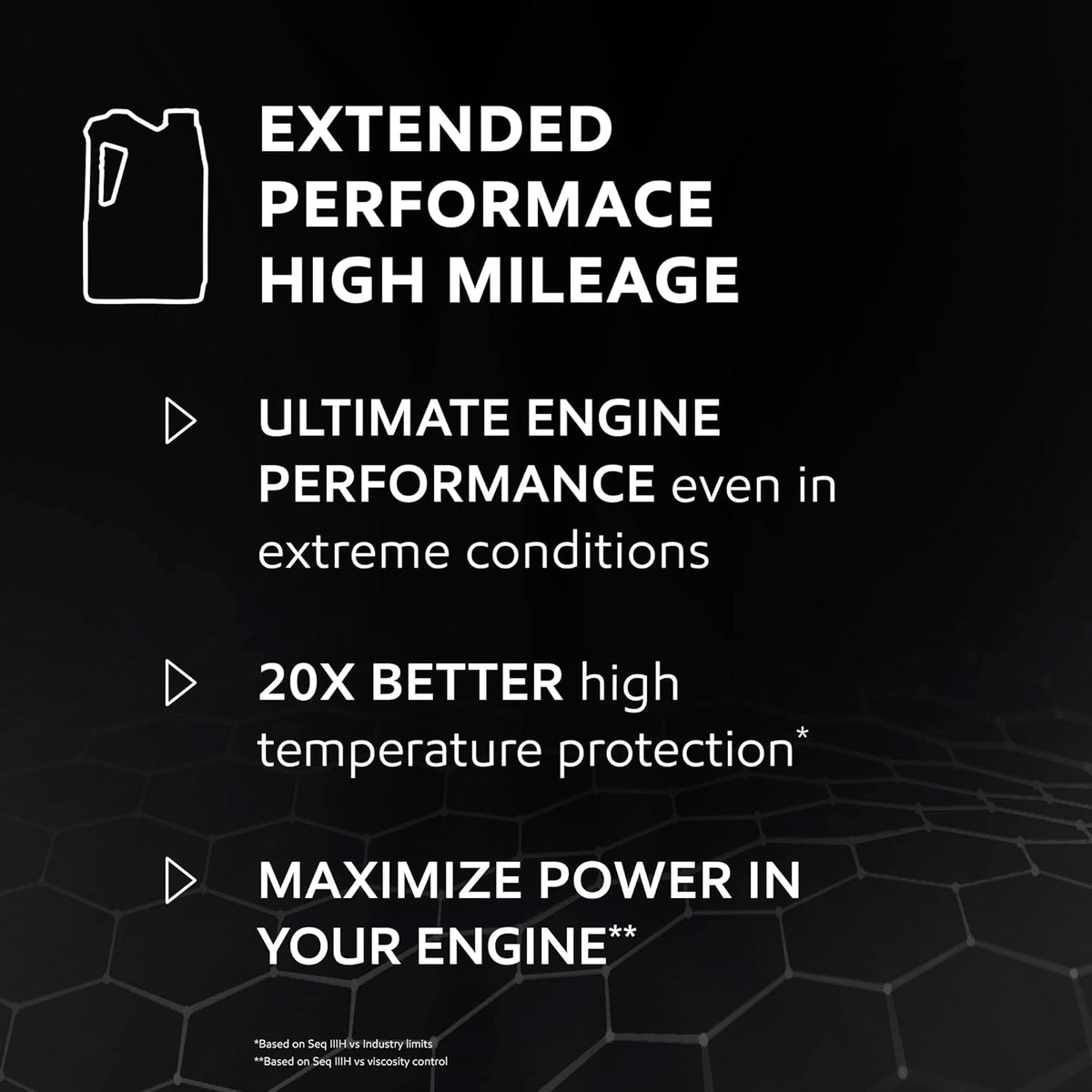 Extended Performance High Mileage 0W-20 5QT Gray Pack of 2 N7707