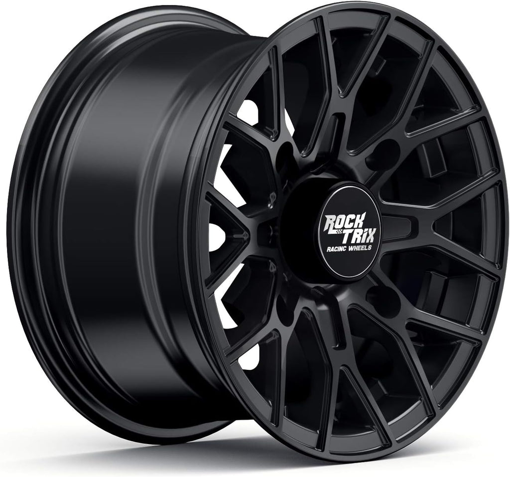 14x7 Black ATV Wheels Set of 4 W31186