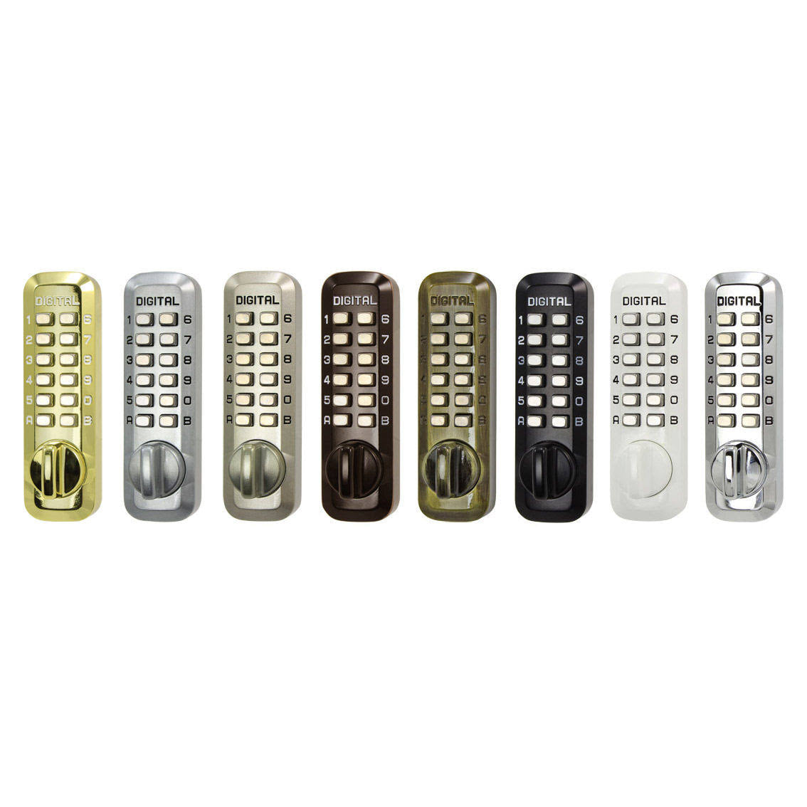 Mechanical Keyless Deadlocking Spring Latch Lock T937