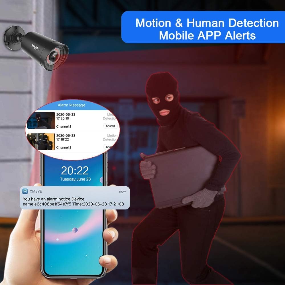 5MP 8 Channel Security Camera System with 3TB Hard Drive L47269