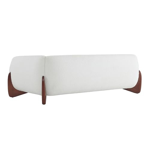 Caramel Brown 82 Inches Boucle 3-Seater Sofa G156