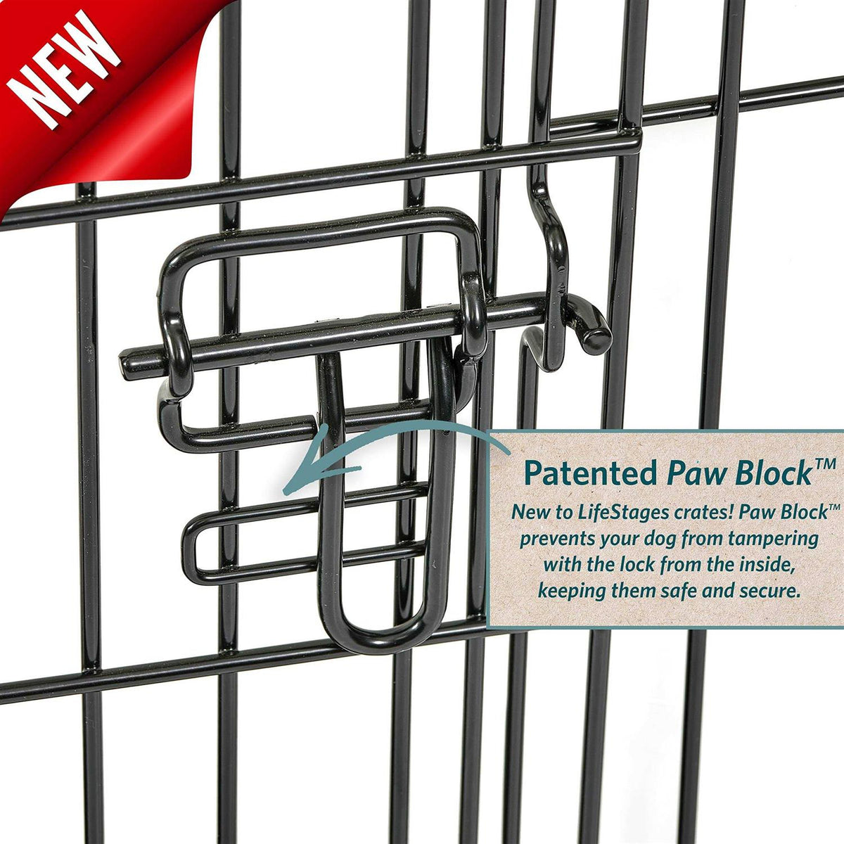 Black Single Door Dog Crate F215292