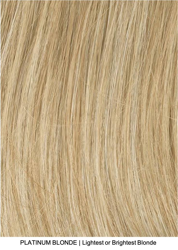 Large HF Synthetic Wig in Platinum Blonde P539293