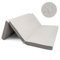 4-Inch Foam Tri Folding Mattress with Washable Cover, Full Size H541606