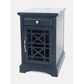 Navy Blue 1 Door Accent Cabinet Y652077