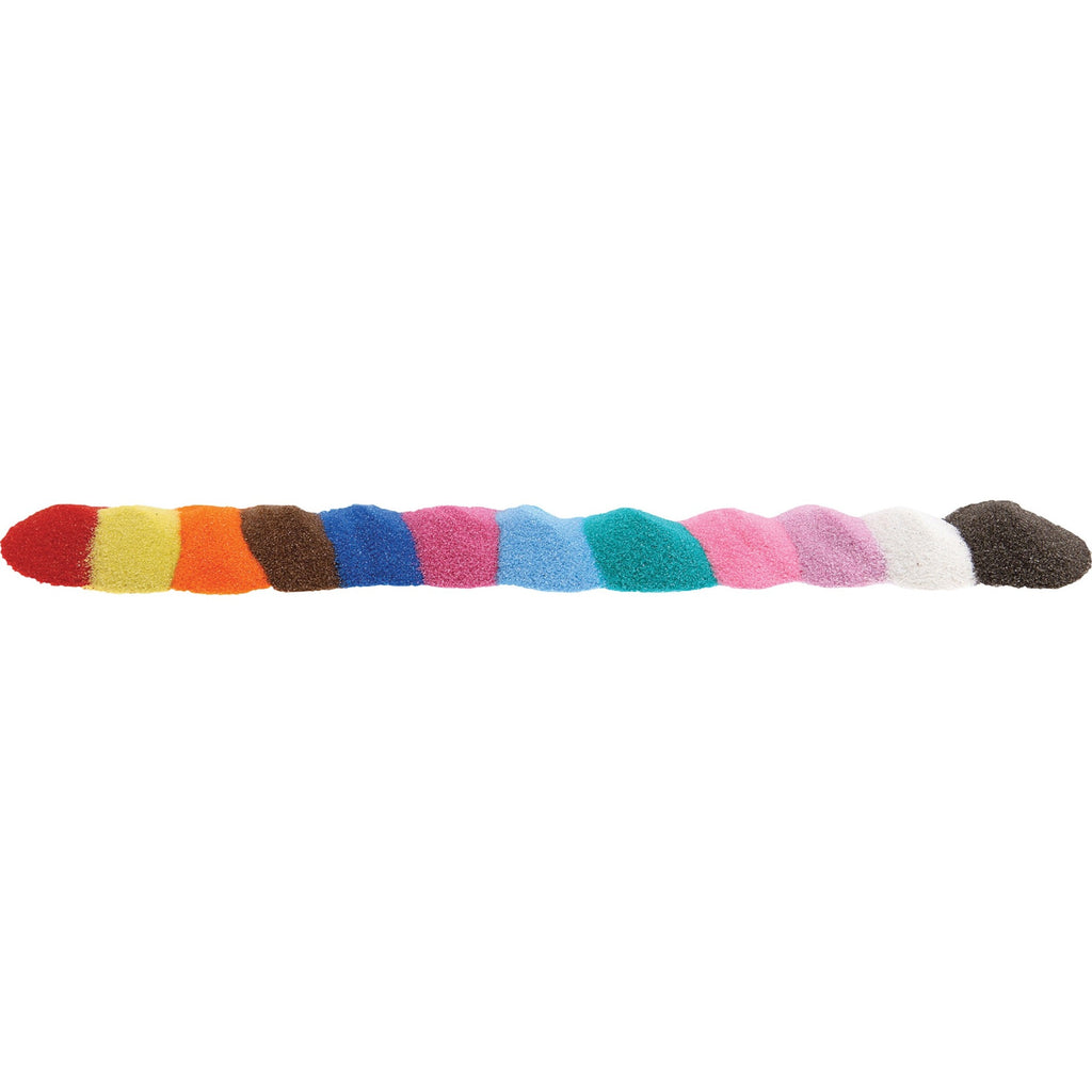 Assorted Colors Sand, 1lb, Pack of 12 P835944