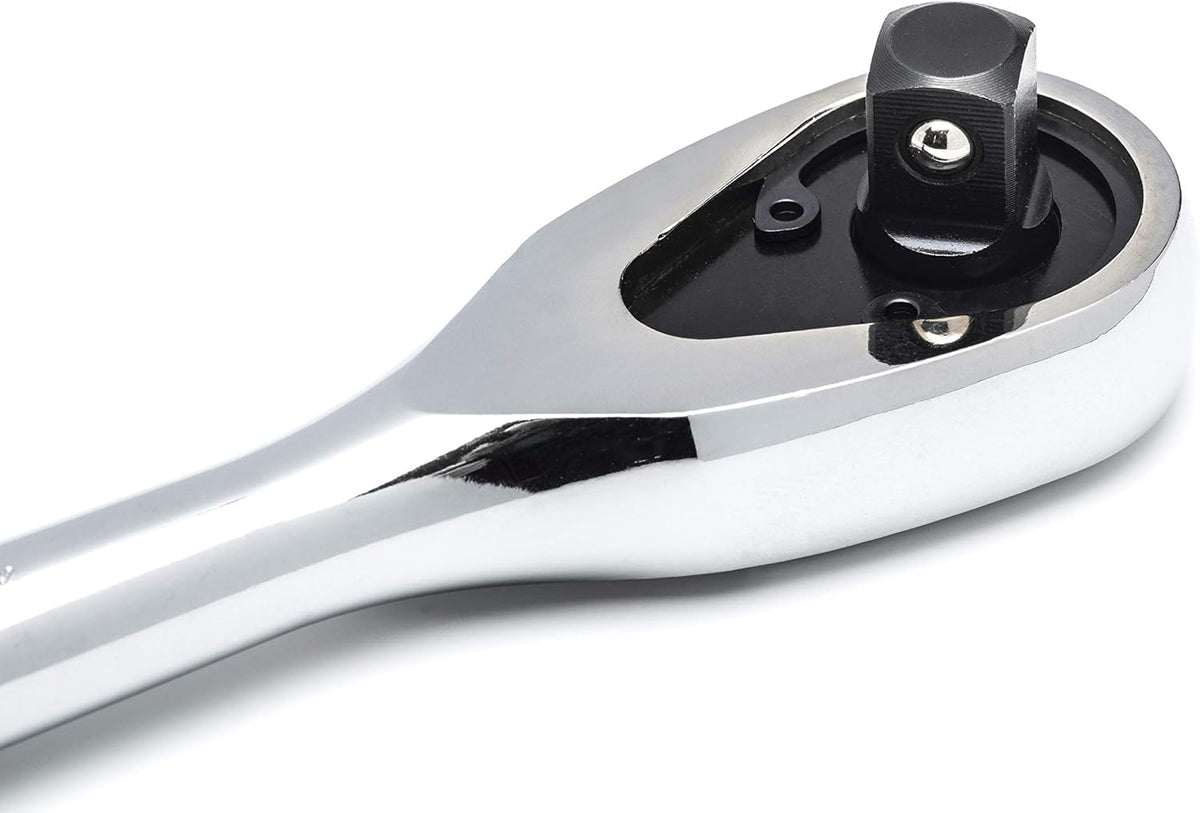 120P Professional Ratchet Set with On/Off Switch and Dual-Pawl 60-Tooth Teardrop Head A2361