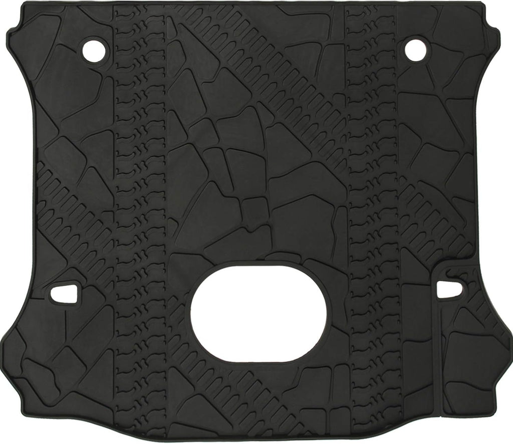 Black TPE Cargo Liner Rear Floor Mat for Jeep Wrangler Unlimited 4 door M4842