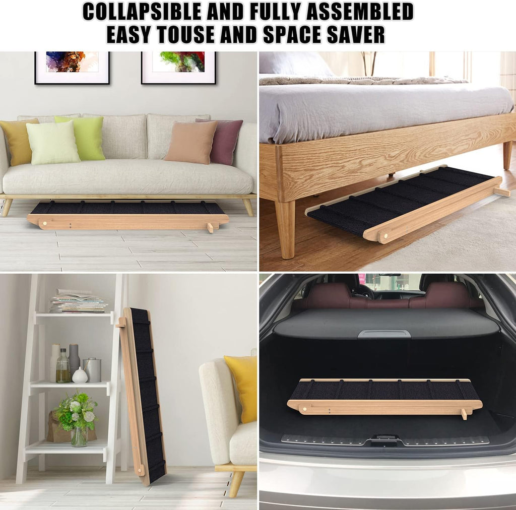 Adjustable Folding Pet Ramp with Non Slip Mat, 40" Long K82987
