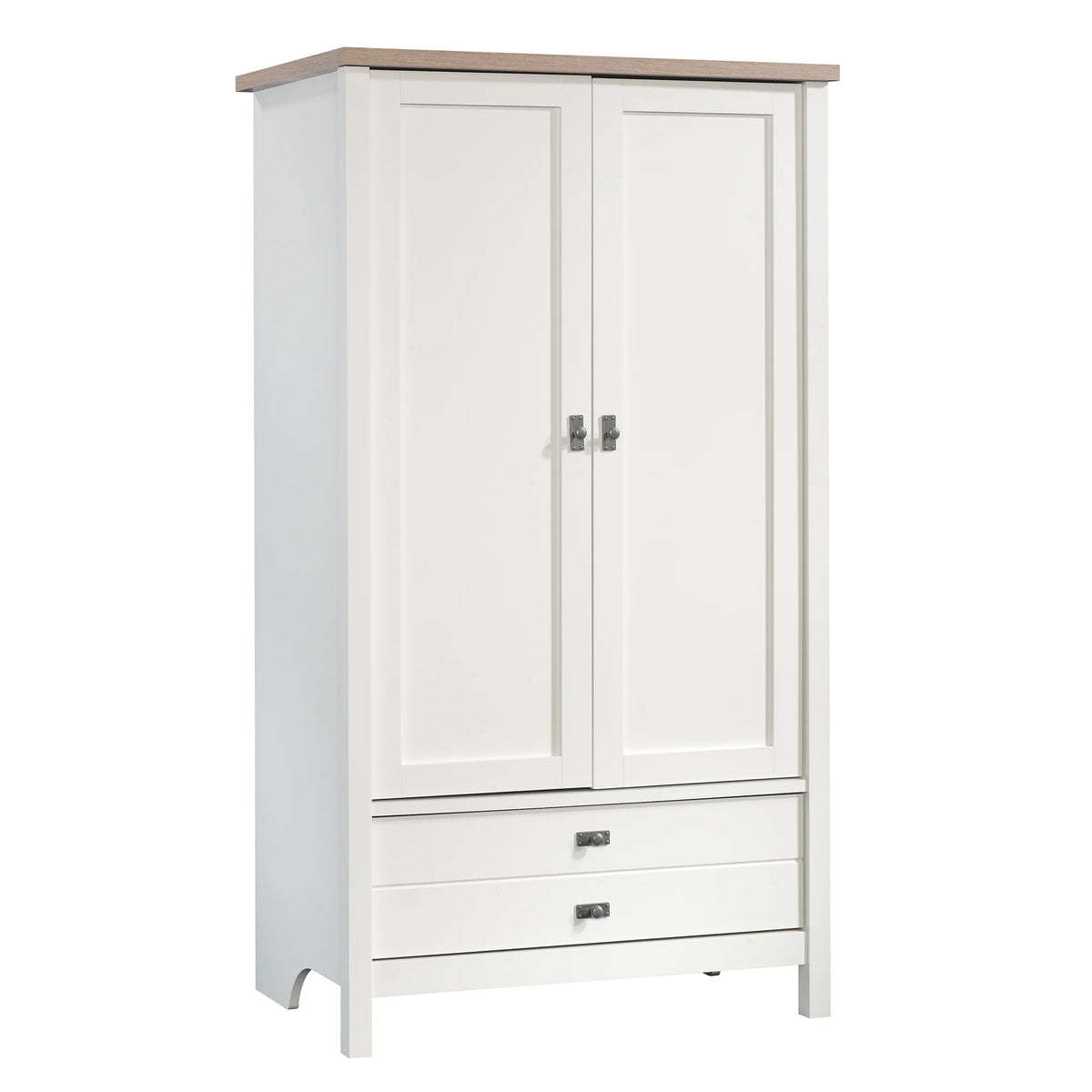 Soft White Armoire V254599