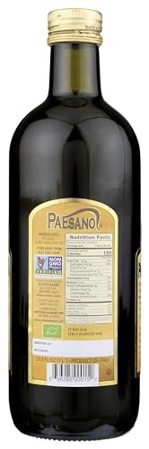 Organic Unfiltered Extra Virgin Olive Oil 33.8 Fl Oz Glass D1357